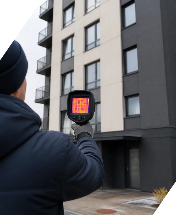 Тепловизионное обследование зданий в Карпинске от 5134 р. | ЭкспертизаРоссия