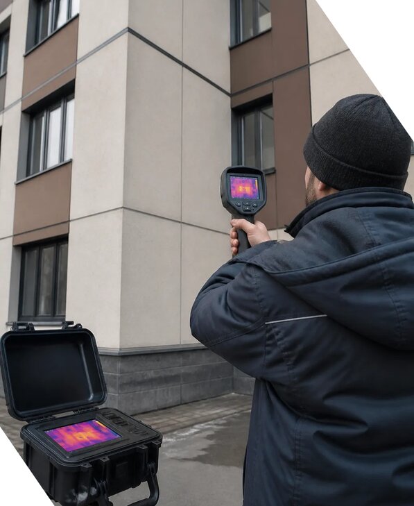 Тепловизионное обследование зданий и сооружений в Карпинске